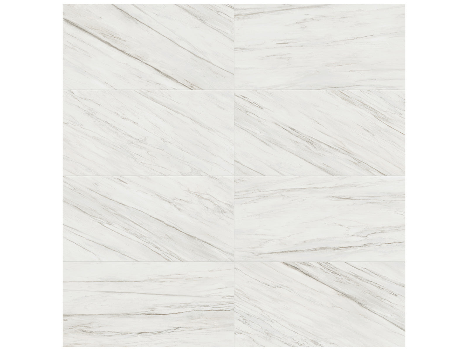 Anatolia - Majesto - Calacatta Cremo - Tuile de porcelaine colorée dans la masse rectifiée aspect pierre 24 x 48 po