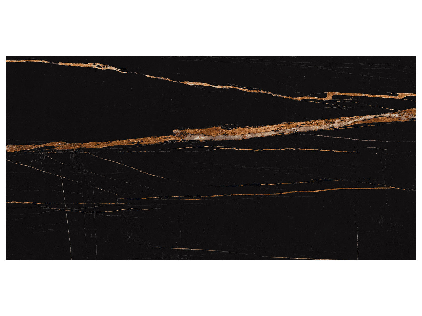Anatolia - Majesto - Sahara Noir - Tuile de porcelaine colorée dans la masse rectifiée aspect pierre 24 x 48 po