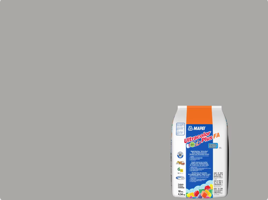 6BU002705 - #27 Argent 10 lb - Mapei Ultracolor Plus FA Coulis tout-en-un à prise rapide