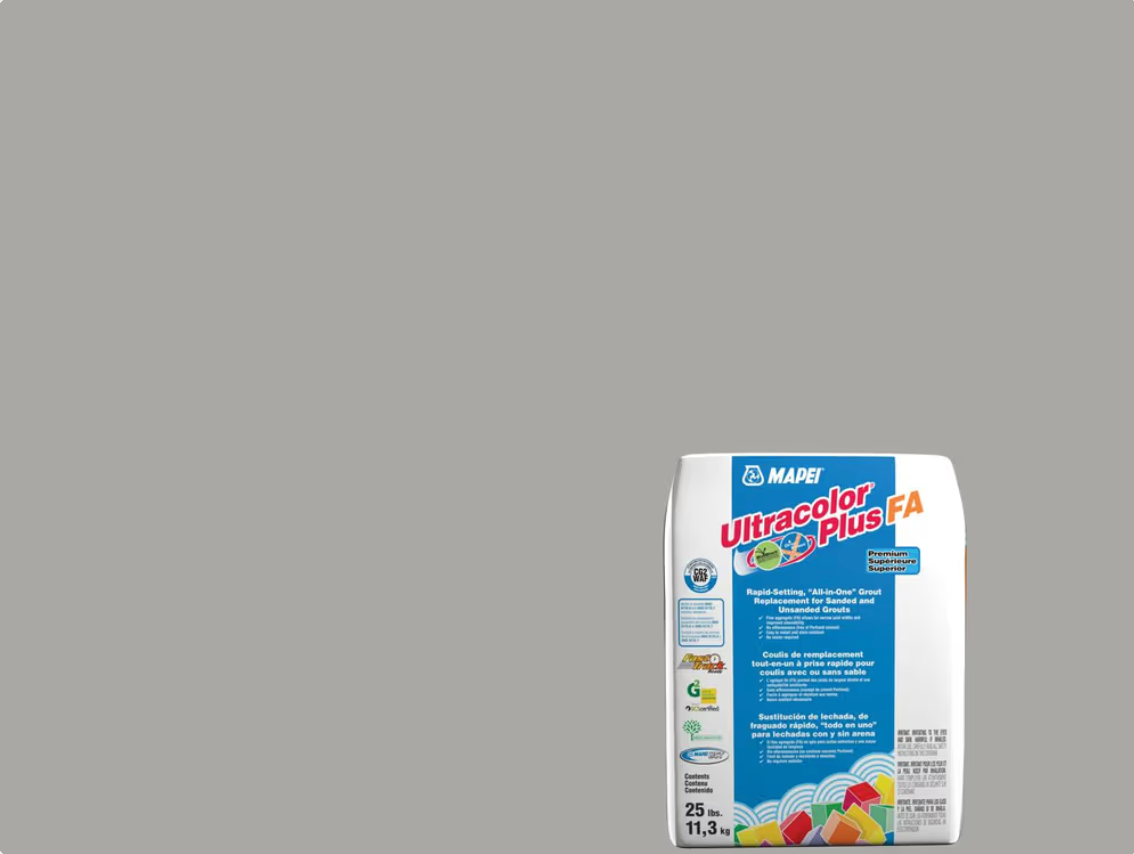#27 Argent 25 lb - Mapei Ultracolor Plus FA Coulis tout-en-un à prise rapide ||6BU002711