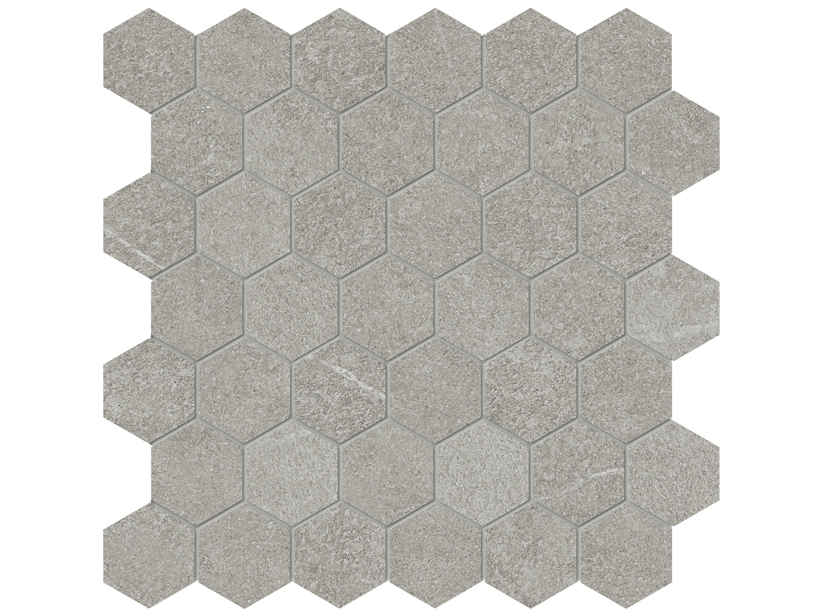 Anatolia - Mosaïque Hexagone Mjörk Clay Mat 12" x 12" (vendu en pi²)