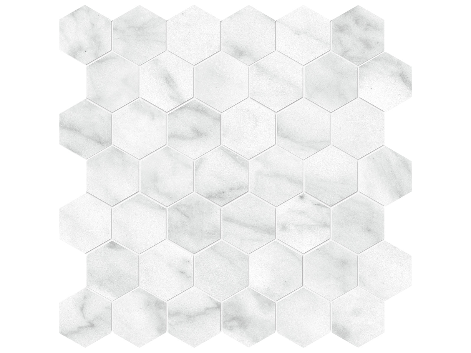 Anatolia - Céramique mosaïque Plata Carrara Abisso Mat 12" x 12"