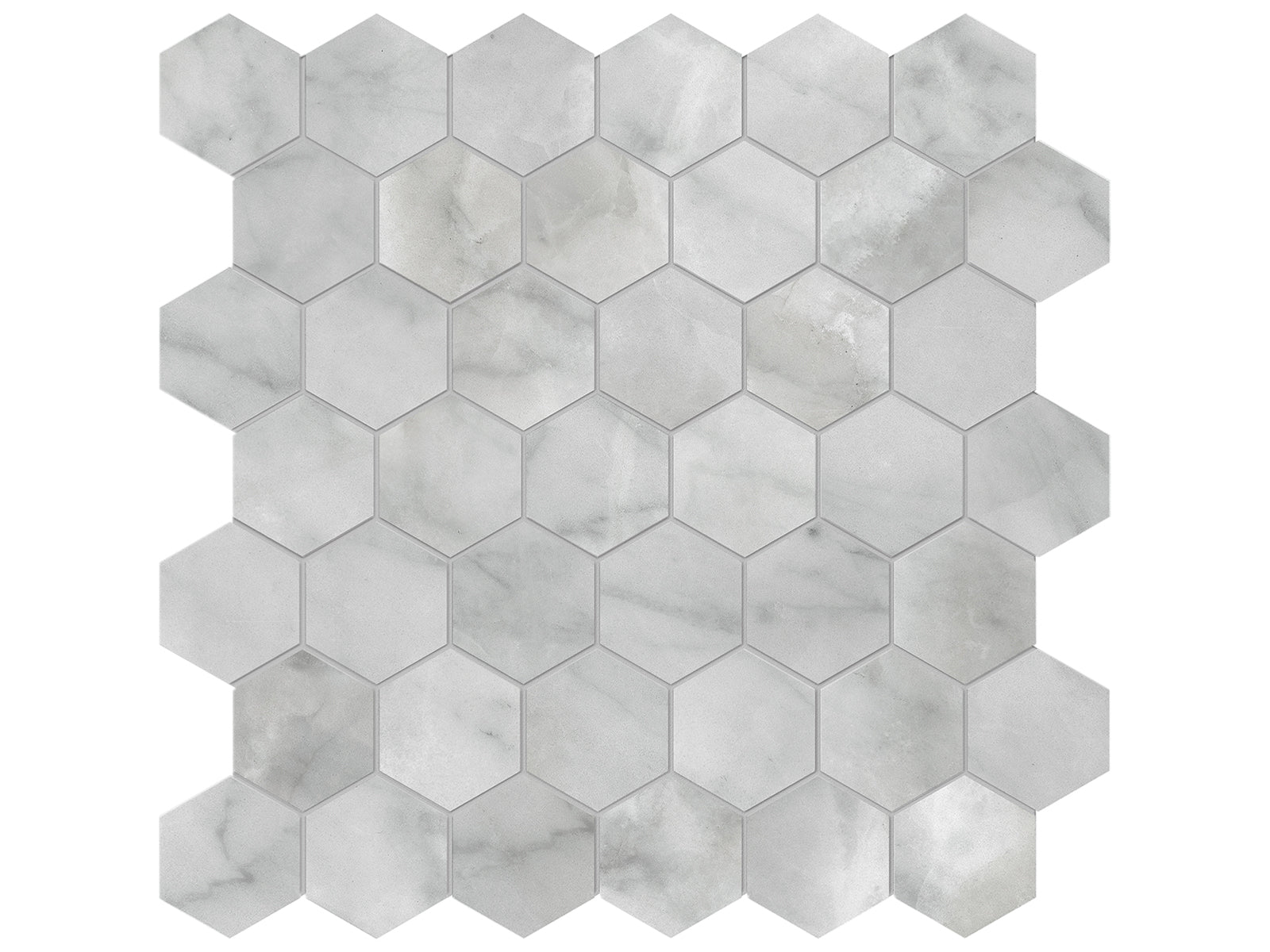 Céramique mosaïque Plata Onyx Crystallo Mat 12" x 12"
