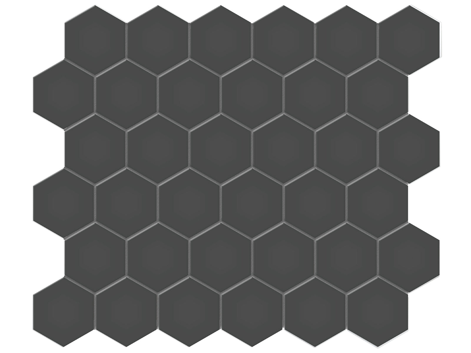 Céramique mosaïque Soho Retro Black Mat 11" x 12"