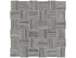 Anatolia - Eramosa - Carbon - Mosaïque à motif vannerie de porcelaine émaillée mate 5 x 5 cm (2 x 2 po)