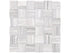 Anatolia - Eramosa - Ice - Mosaïque à motif vannerie de porcelaine émaillée mate 5 x 5 cm (2 x 2 po)