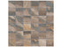 Anatolia - Evolution - Earth - Mosaïque de porcelaine émaillée aspect travertin, fini mat 5 x 5 cm (2 x 2 po)