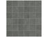 Anatolia - Nexus - Graphite - Mosaïque de porcelaine émaillée, fini mat 5 x 5 cm (2 x 2 po)
