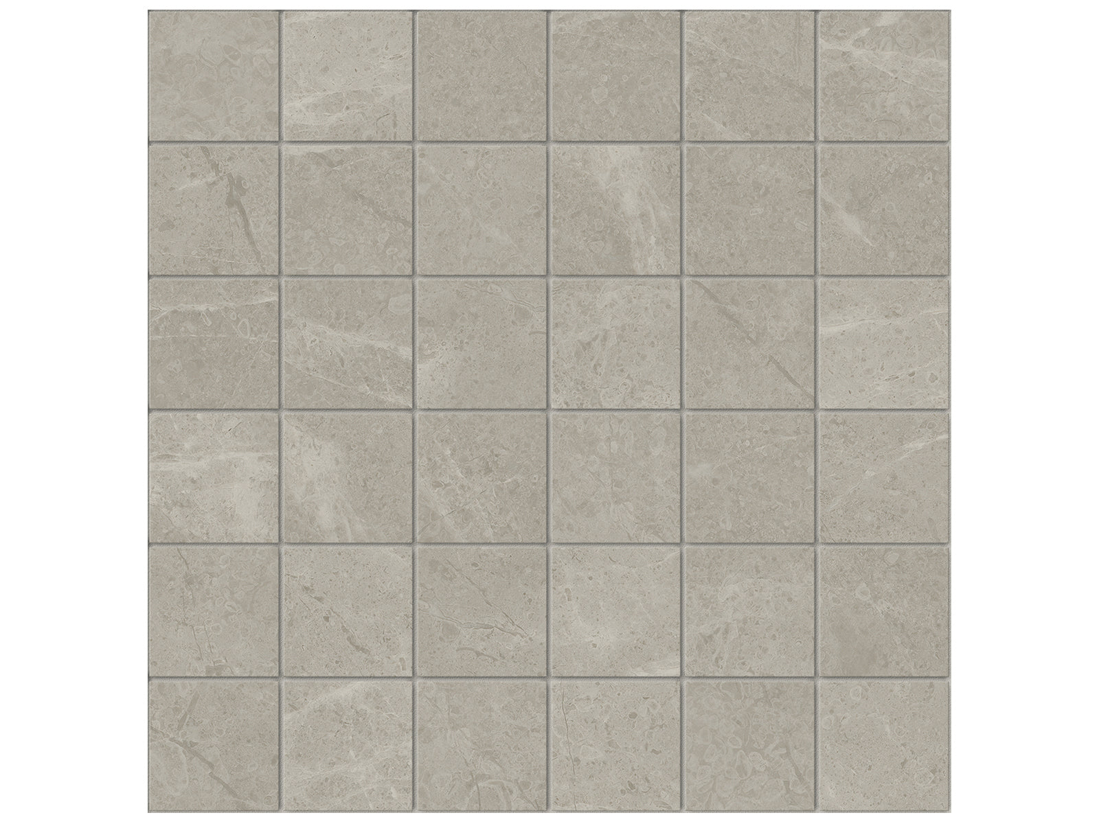 Anatolia - Torino - Vanizio - Mosaïque de porcelaine émaillée aspect pierre, fini mat 5 x 5 cm (2 x 2 po)