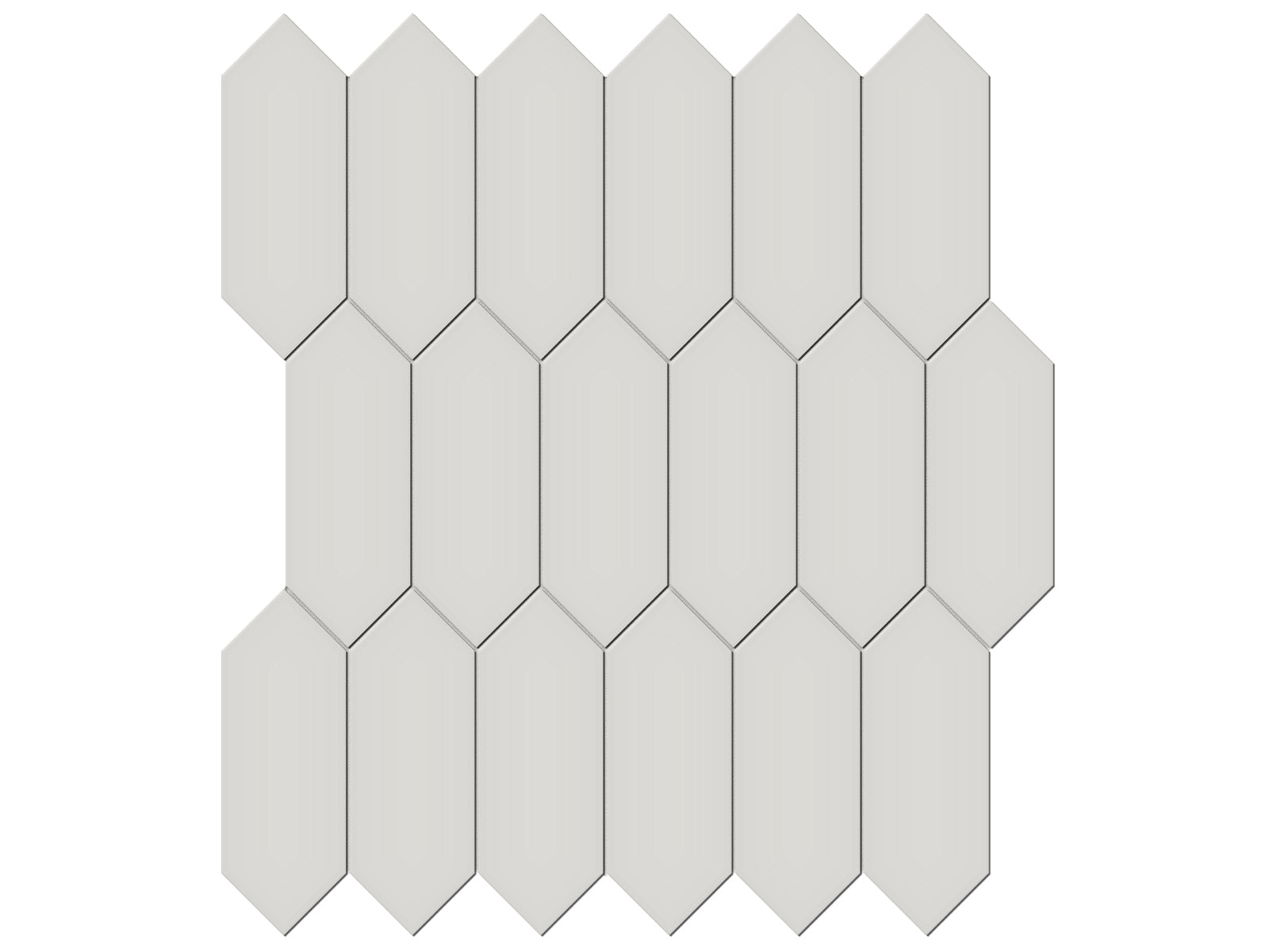 Anatolia - Céramique mosaïque Soho Halo Grey Lustré 11" x 13"