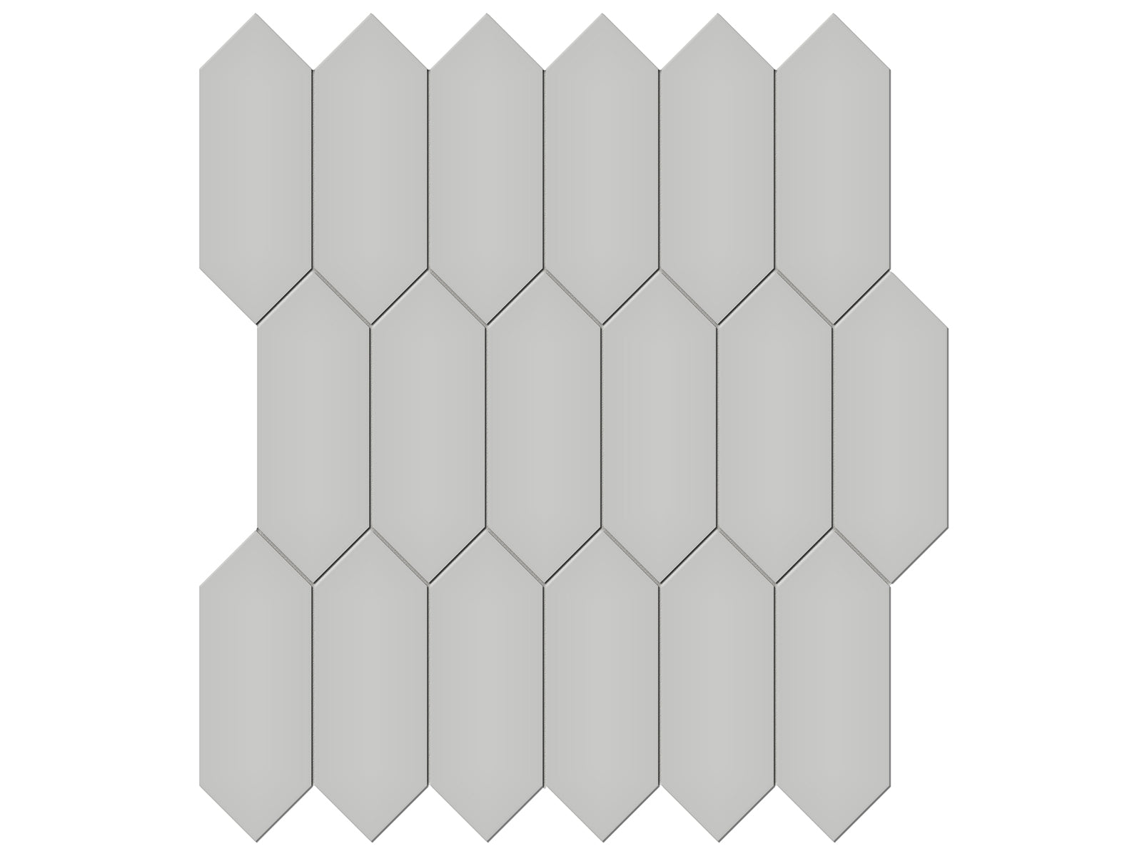 Anatolia - Céramique mosaïque Soho Loft Grey Lustré 11" x 13"