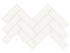 Céramique mosaïque Soho Canvas White Mat 8-1/4" x 17"