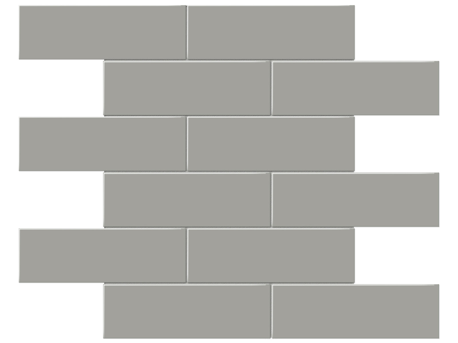 Anatolia - Céramique mosaïque Soho Cement Chic Lustré 12" x 12" (vendu au pi²)