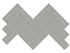 Anatolia - Céramique mosaïque Soho Cement Chic Lustré 8-1/4" x 17"