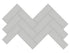 Céramique mosaïque Soho Loft Grey Mat 8-1/4" x 17"