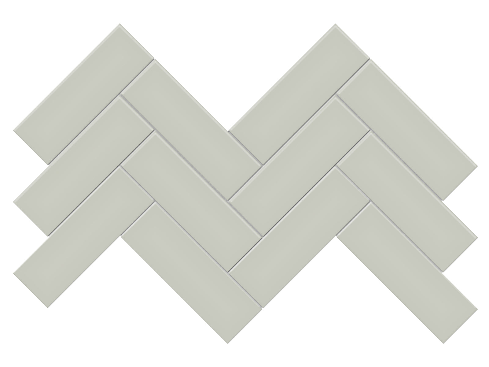 Anatolia - Céramique mosaïque Soho Soft Sage Mat 8-1/4" x 17" (vendu au pi²)