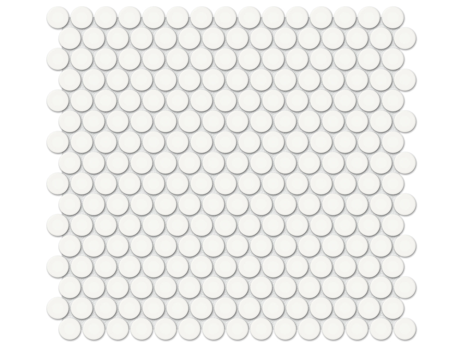 Anatolia - Céramique mosaïque Soho Canvas White Lustré 11" x 12"