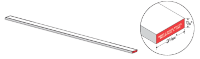 Gundlach - Aluminium Straight Edge 8' (bord droit en aluminium)