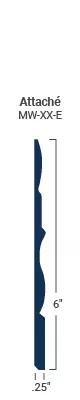 Tarkett - Plinthe Mill. 6 X8'-1/4 Attache #ta6 ||440278109