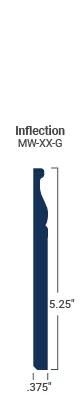 Tarkett - Millwork Wall Base 5.25 X8'-3/8 Inflec. #05 ||440287002