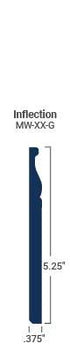 Tarkett - Plinthe Mill. 5.25 X8'-3/8 Inflec. #285 ||MW285G
