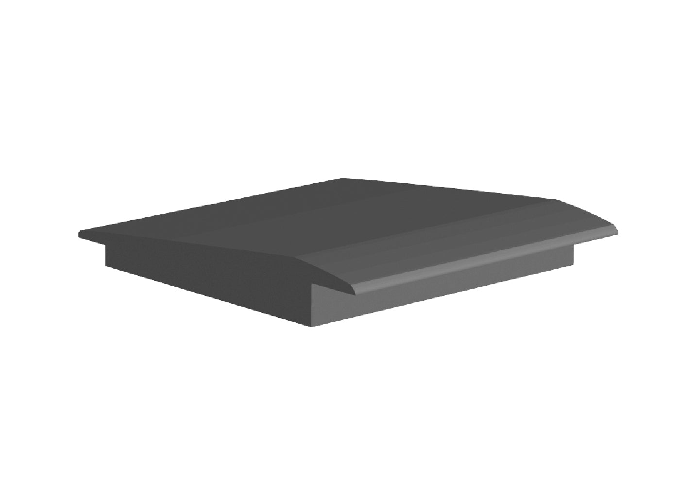 Core Flooring - Réducteur à tapis en vinyle #5 Beige - de 1/8" (3.2 mm) à 1/4" (6.4 mm) x 2-3/8" x 12'