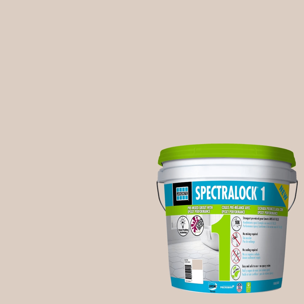 Laticrete - Spectralock One Coulis pré-mélangé #17 Marble Beige 1 gal
