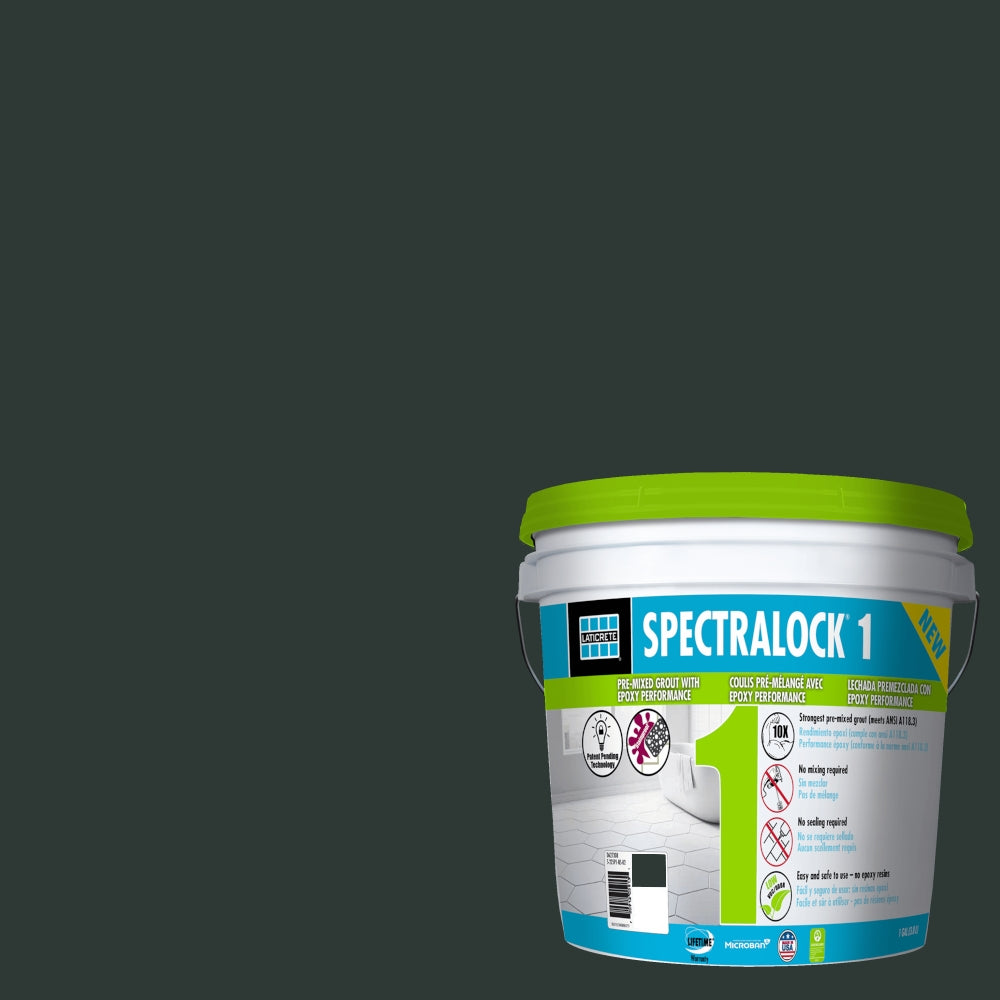 Laticrete - Spectralock One Coulis pré-mélangé #22 Midnight Black 1 gal