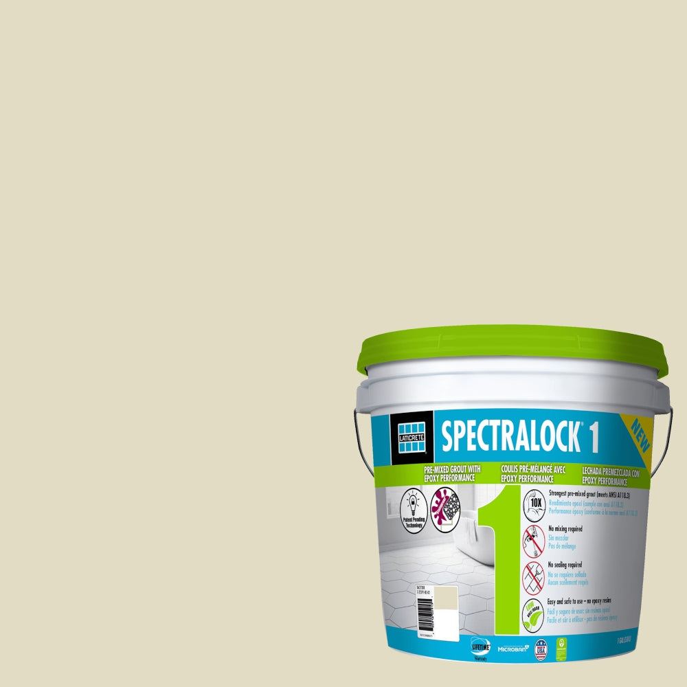 Laticrete - Spectralock One Coulis pré-mélangé #23 Antique White 1 gal