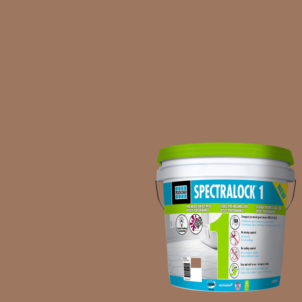 Laticrete - Spectralock One Coulis pré-mélangé #58 Terra Cotta 1 gal