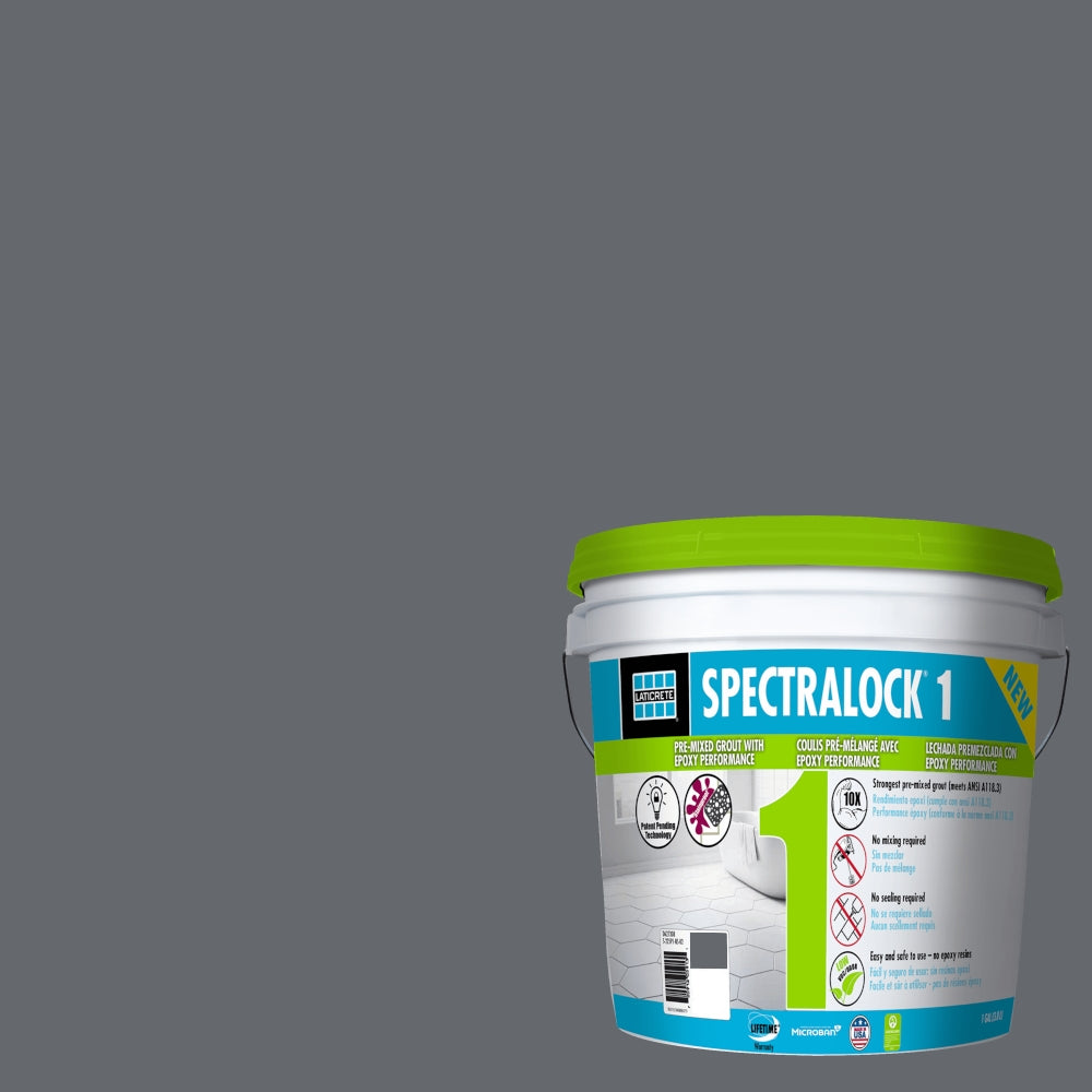 Laticrete - Spectralock One Coulis pré-mélangé #60 Dusty Grey 1 gal