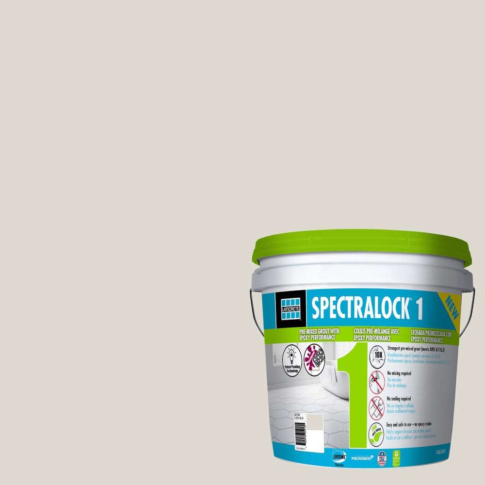 Laticrete - Spectralock One Coulis pré-mélangé #90 Light Pewter 1 gal