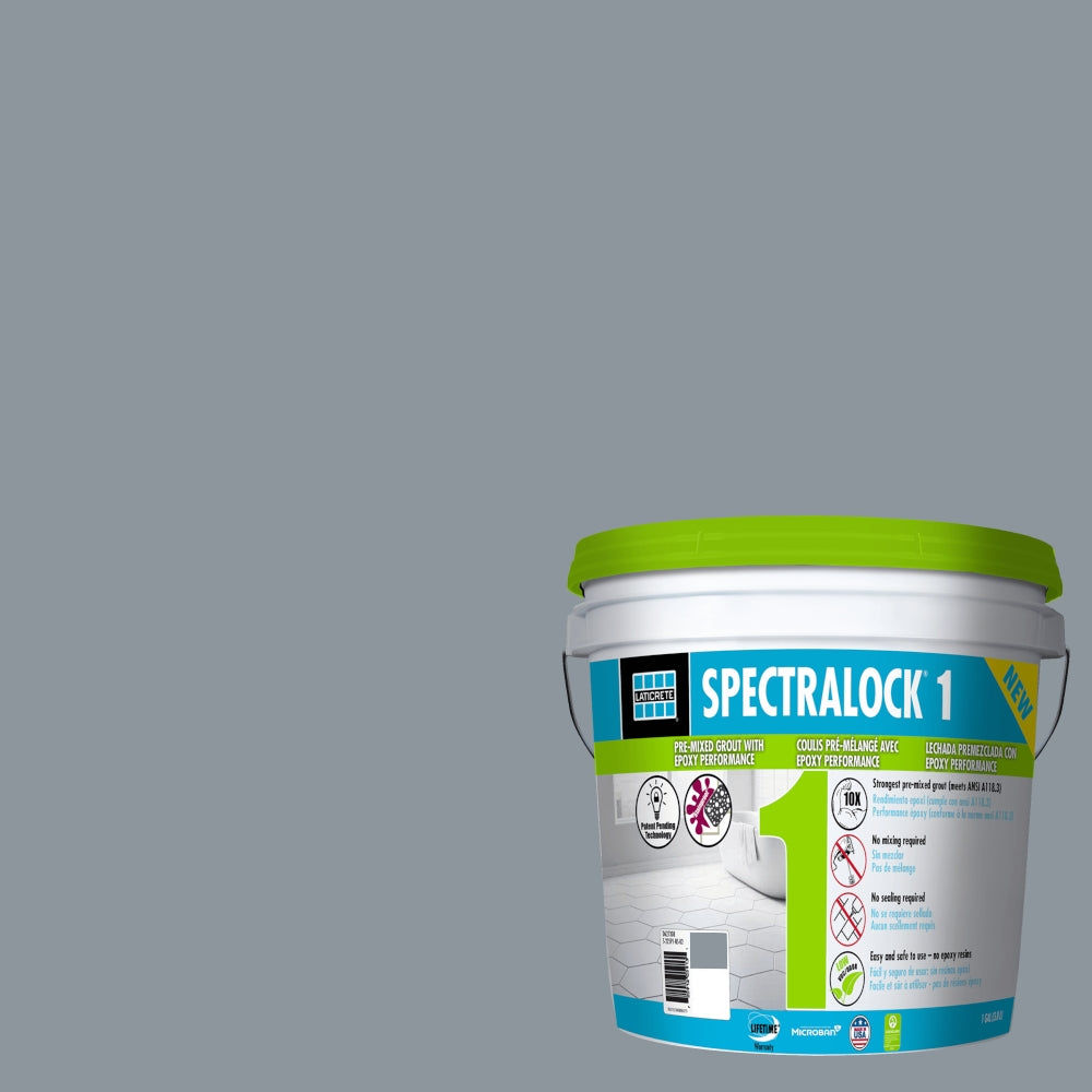 Laticrete - Spectralock One Coulis pré-mélangé #91 Slate Grey 1 gal