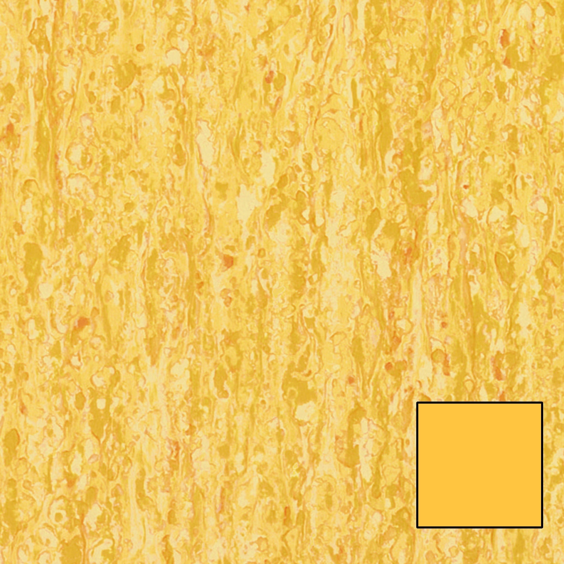 Tarkett - Rouleau de vinyle homogène iQ Optima #824 Yellow Mustard 6.5' - 2 mm (vendu en vg²)
