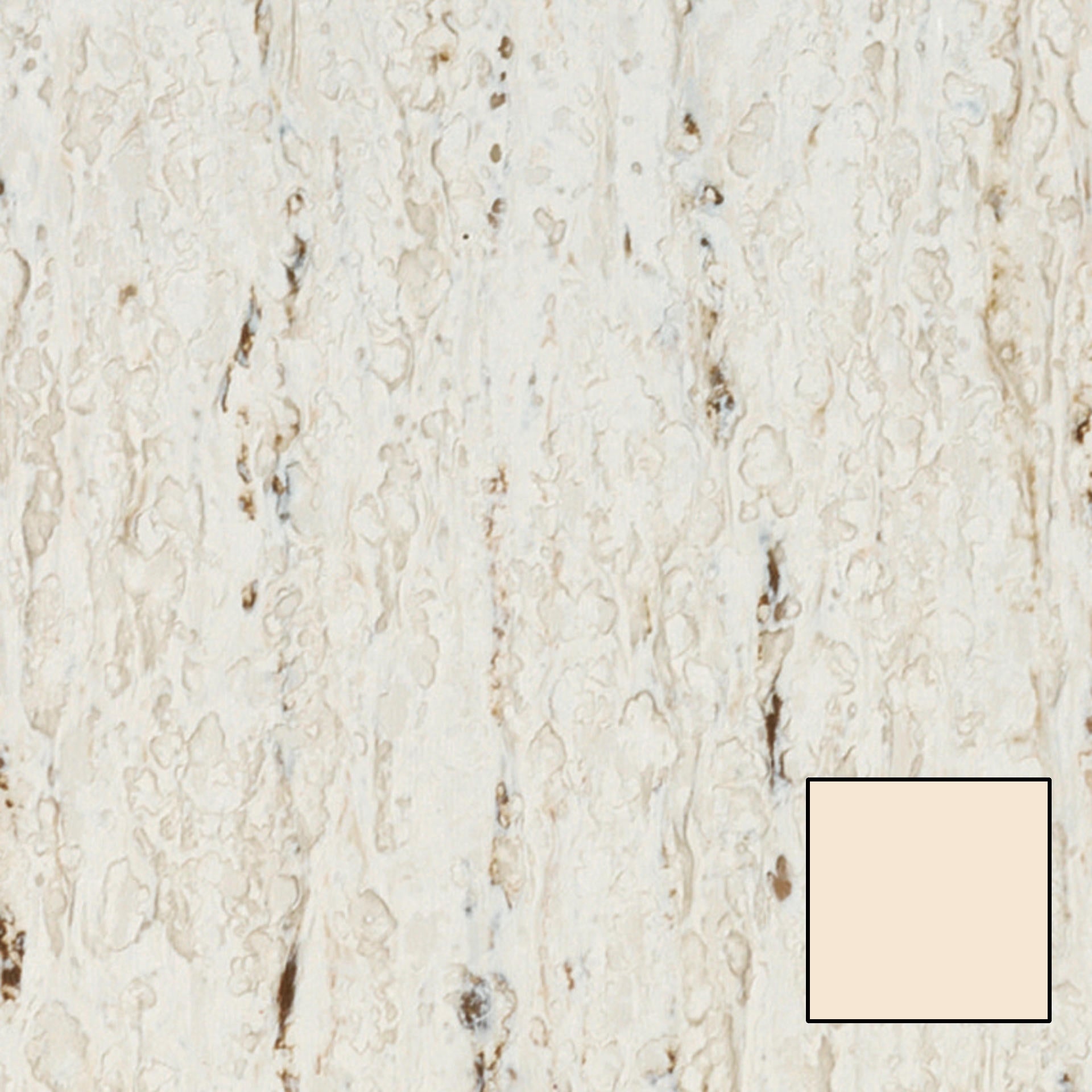 Tarkett - Rouleau de vinyle homogène iQ Optima #862 Raw Ivory 6.5' - 2 mm (vendu en vg²)