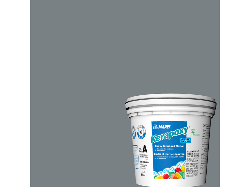 Kerapoxy #5019 Gris Perle 946 ml - Mapei Kit Coulis époxy premium ||351901821