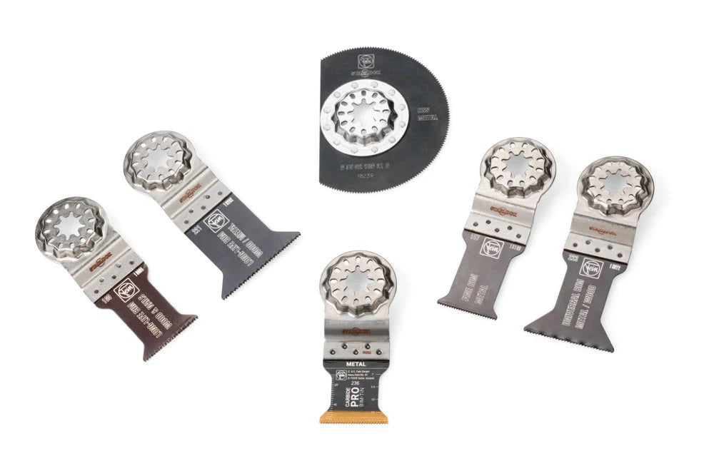 Fein - Starlock lames METAL en carbure (paquet de 6)