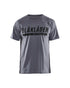 Blaklader - T-Shirt à manches courtes avec logo gris X-Large