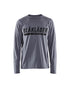 Blaklader - T-Shirt imprimé à manches longues Gris - grandeur XL