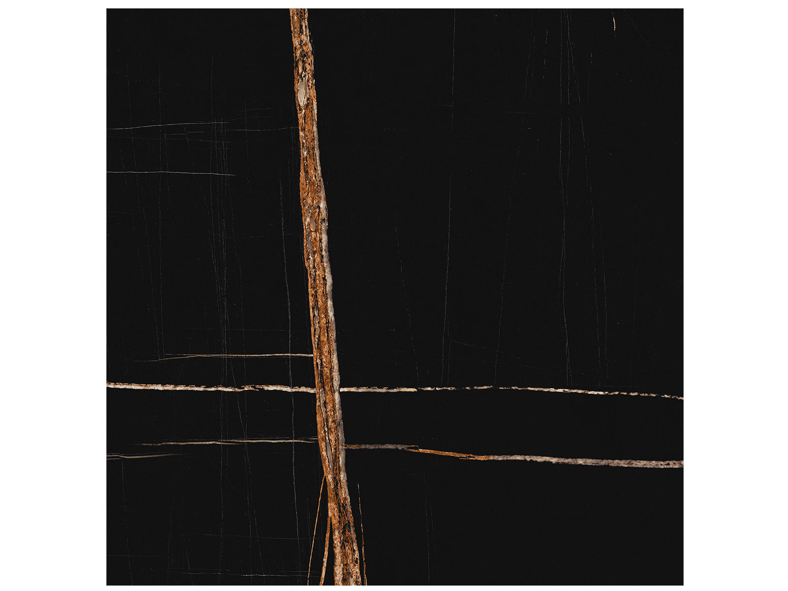 Anatolia - Majesto - Sahara Noir - Tuile de porcelaine colorée dans la masse rectifiée aspect pierre 24 x 48 po
