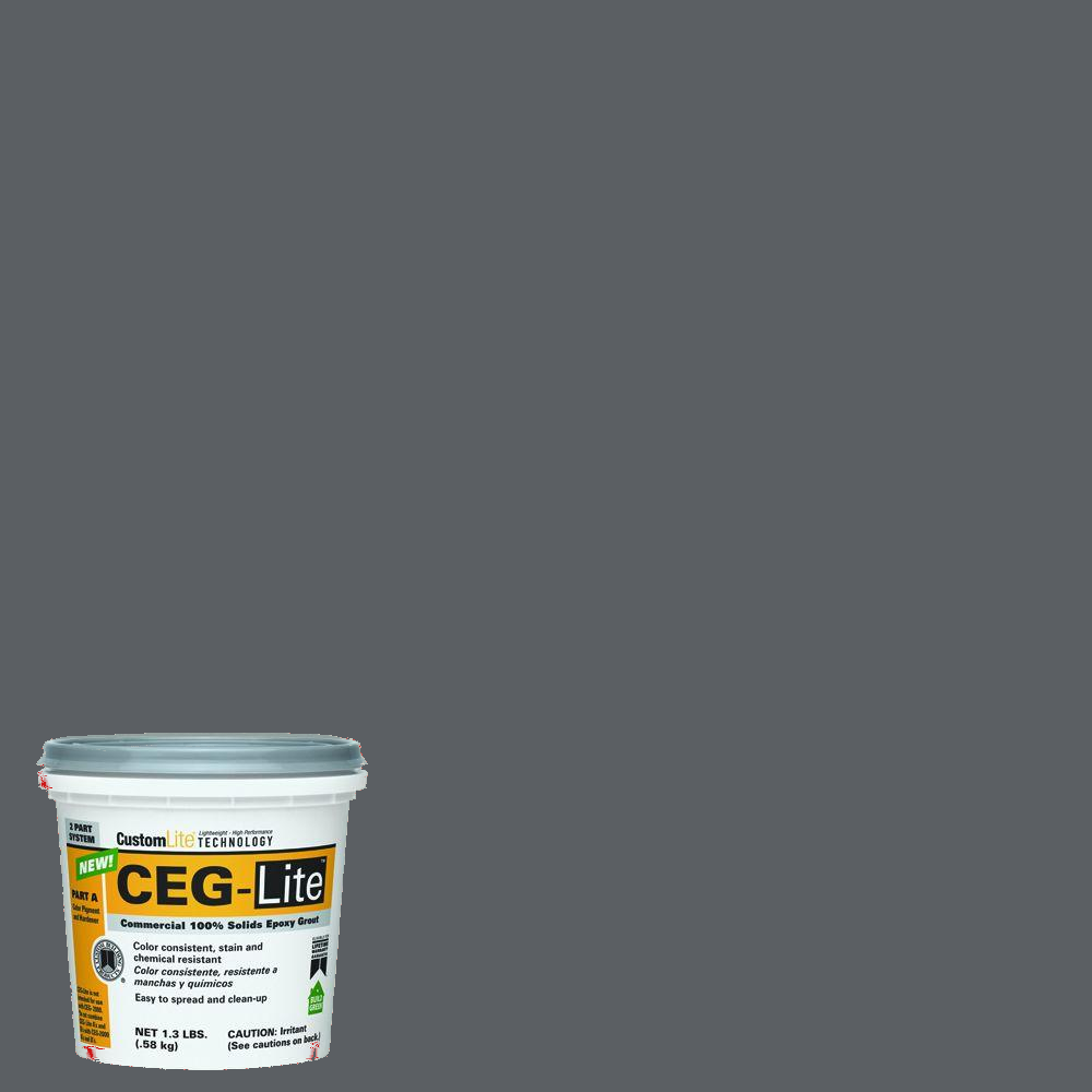 Custom Building Products - Coulis époxy CEG-Lite Partie A #370 Dove Gray 1.3 lb