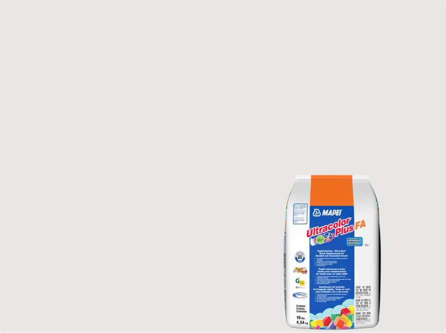 #38 Avalanche 10 lb - Mapei Ultracolor Plus FA Fast Setting All-In-One Grout ||6BU003805