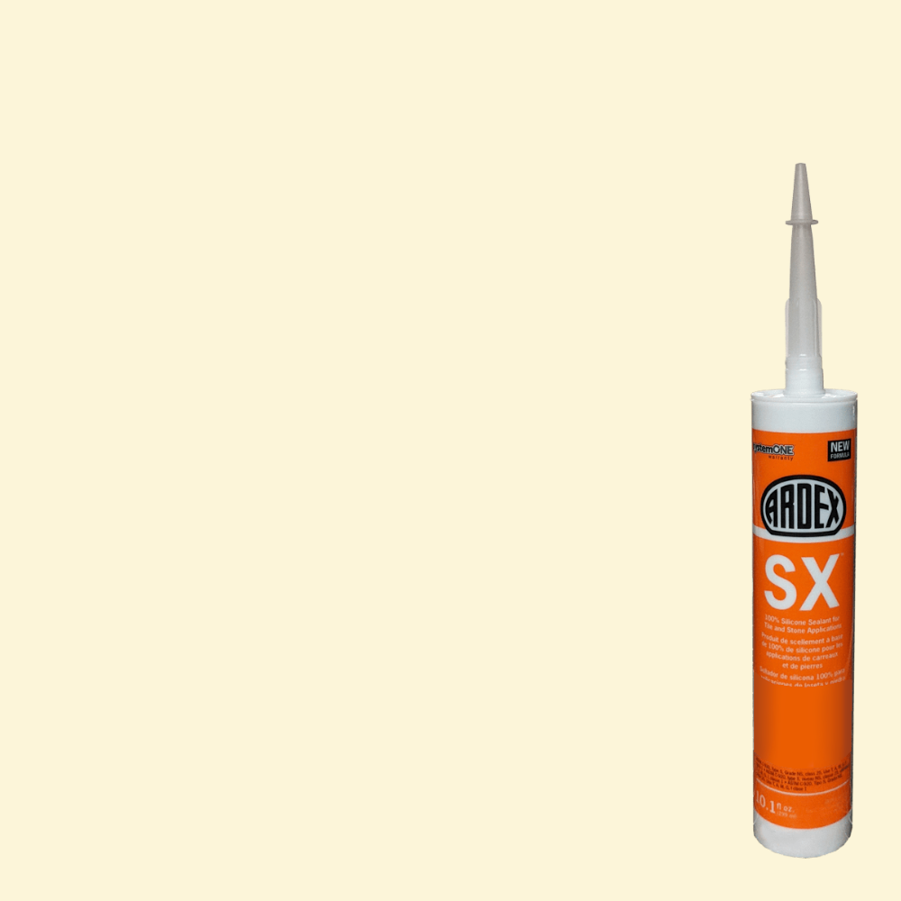 Ardex - SX Scellant 100%-silicone pour carreaux et pierres - Natural Bone #36 - 10.1 oz