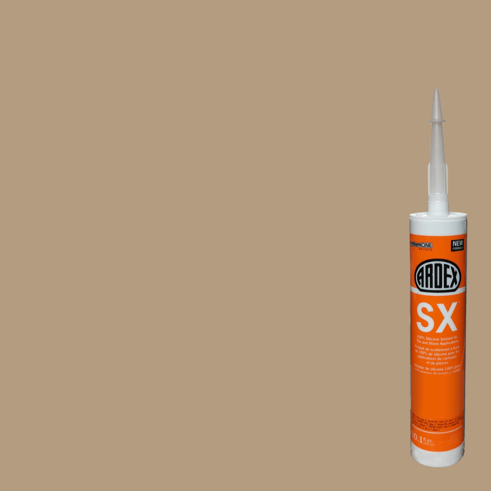 Ardex - SX Scellant 100%-silicone pour carreaux et pierres - Sahara Drift #38 - 10.1 oz