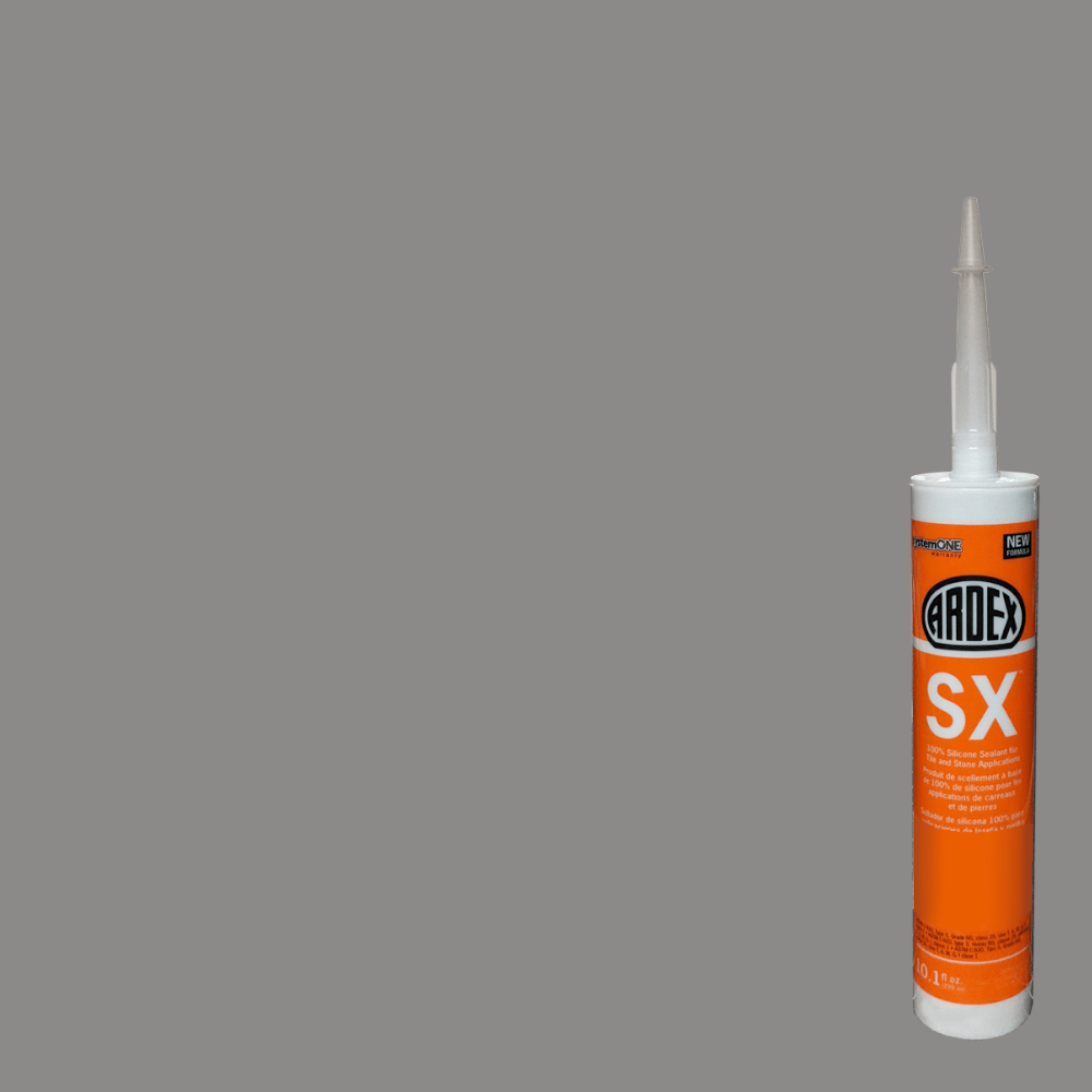 Ardex - SX Scellant 100%-silicone pour carreaux et pierres - Battleship #43 - 10.1 oz
