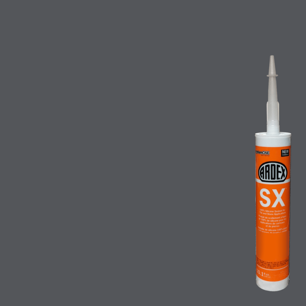 Ardex - SX Scellant 100%-silicone pour carreaux et pierres - Gunmetal #45 - 10.1 oz