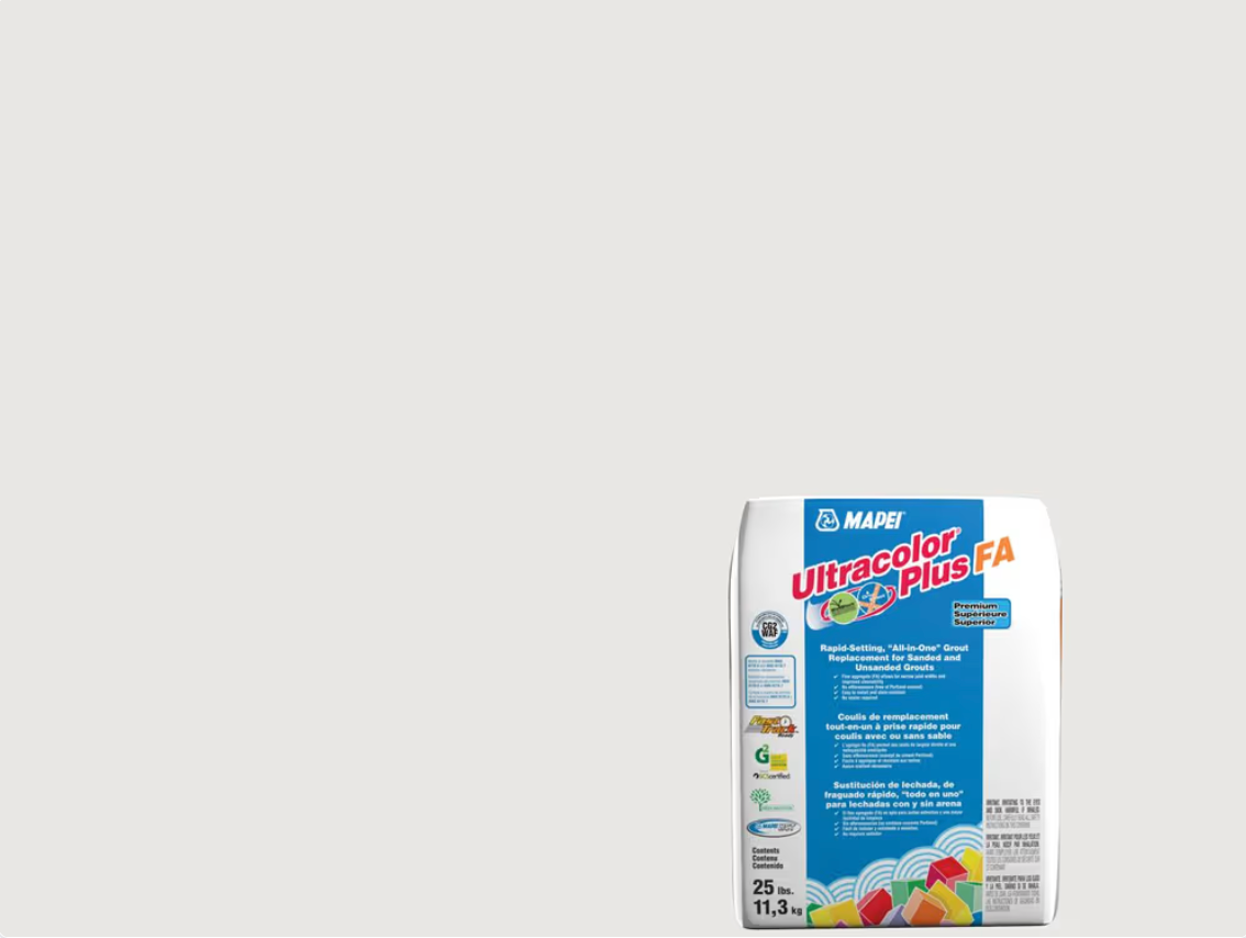 #38 Avalanche 25 lb - Mapei Ultracolor Plus FA Coulis tout-en-un à prise rapide ||6BU003811