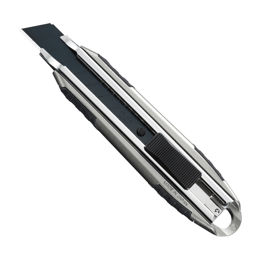 Olfa - Couteau utilitaire robuste en aluminium avec verrouillage automatique 18 mm