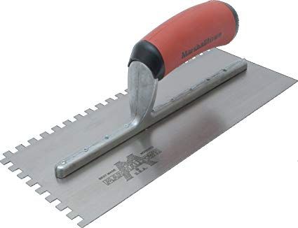 Marshalltown - Truelle avec manche Durasoft 11" x 3/16" x 3/16" x 1/8"