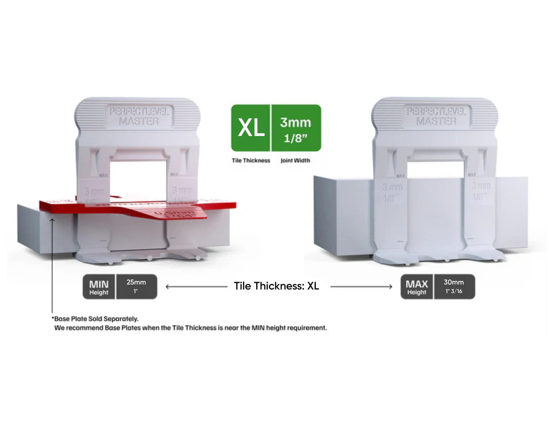 Perfect Level Master - T-Lock™ Clips